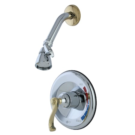 Shower Faucet, Polished ChromePolished Brass